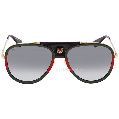 очки gucci 57mm aviator sunglasses gg0062s|Gucci GG0062S XXS (57 .